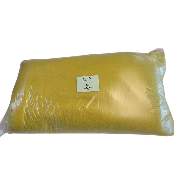 Mustard Yellow Fleece Fabric 61 x 44" Soft Warm Material for Craft Sewing - Picture 11 of 11